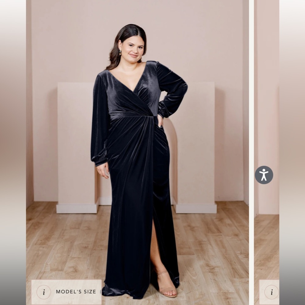 Revelry Vera Velvet Bridesmaid Dress